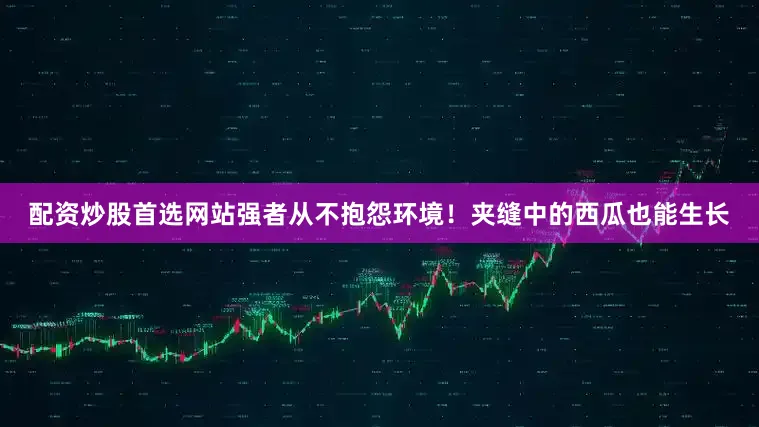 配资炒股首选网站强者从不抱怨环境！夹缝中的西瓜也能生长